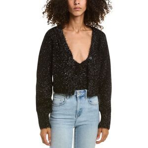 Nicholas Womens  2Pc Maia Tinsel Cardigan Set, Black
